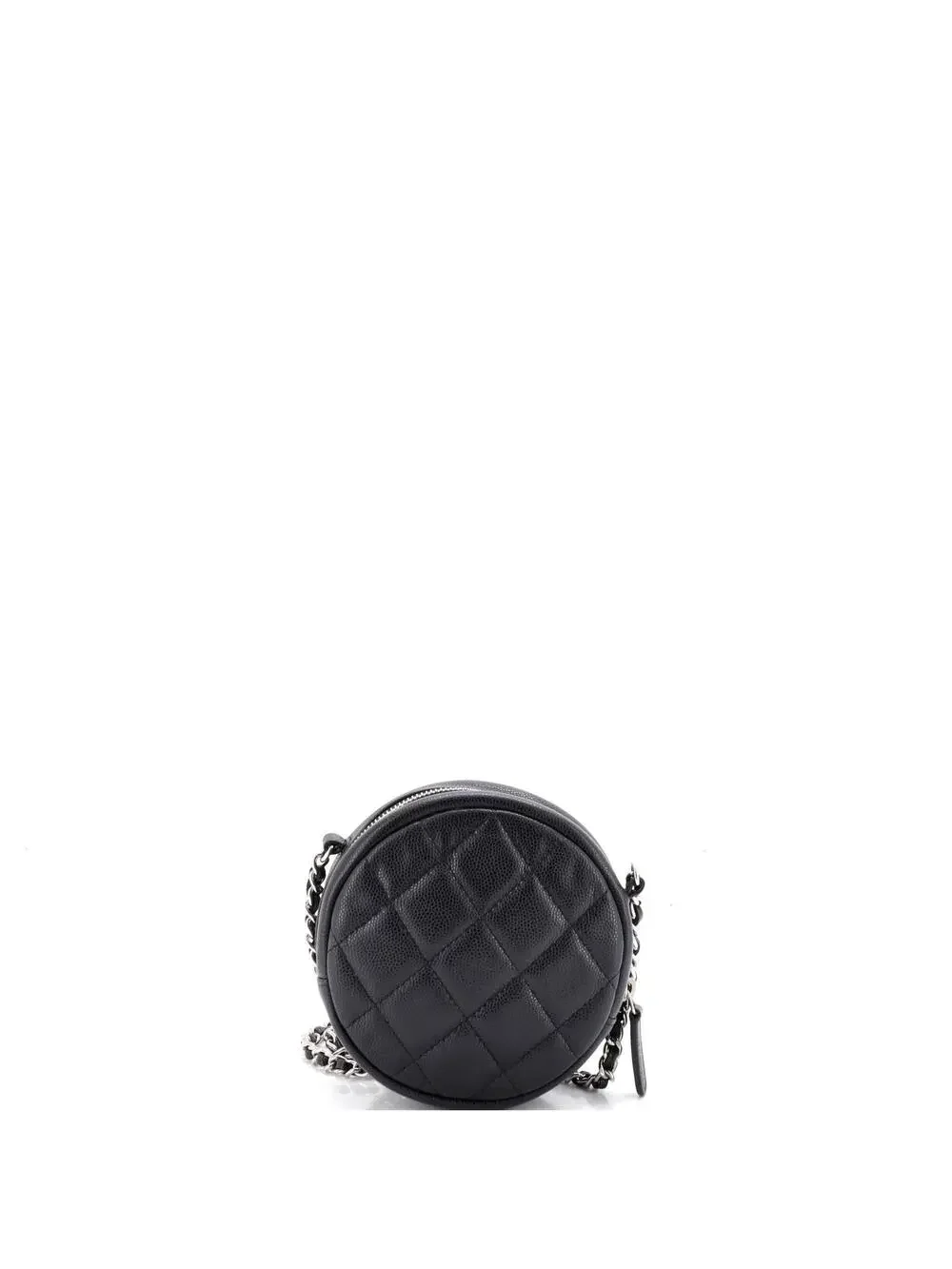Chanel Round Clutch With Chain Quilted #254464C28B